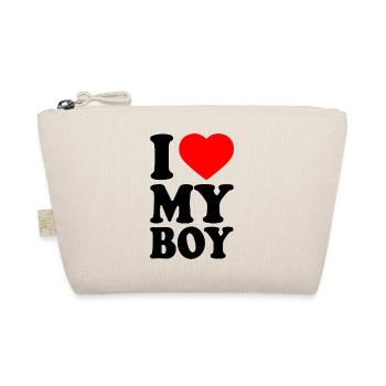 I love my boy - Trousse biologique - nature - Devant
