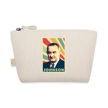Lyndon B Johnson Vintage Farben - Bio-Täschchen - Natur - Vorne