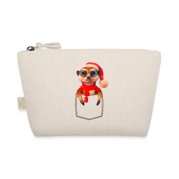 Suricate X-Mas Poche de poche de poitrine suricate - Trousse biologique - nature - Devant