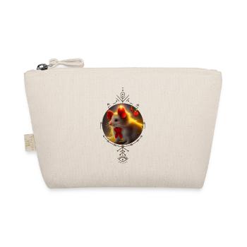 Mignonne petite souris de Noël - Trousse biologique - nature - Devant