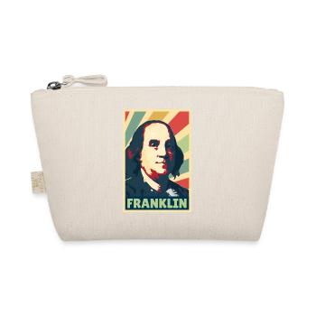 Benjamin Franklin Vintage Farben - Bio-Täschchen - Natur - Vorne