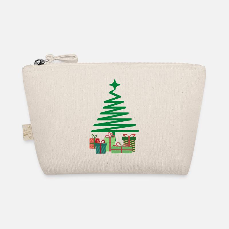 X-MAS Design 01 - Bio-Täschchen - Natur