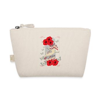 Fall into Flow, Dance Design, Vintage, Retro - Bio-Täschchen - Natur - Vorne