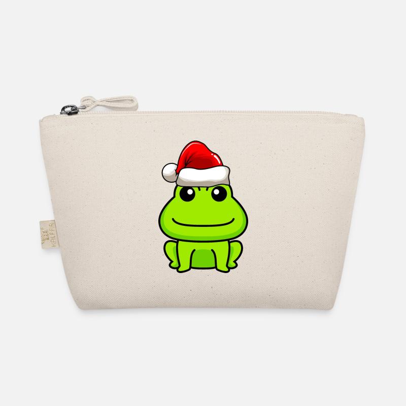 Frog Comic Christmas Organic Pouch