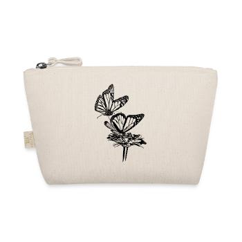 Monarch Butterfly Sketch Graphic Butterfly Lovers - Organic Pouch - nature - Front