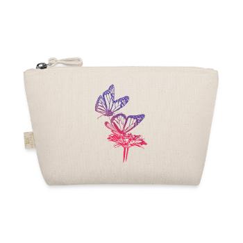 Monarch Butterfly Sketch Graphic Butterfly Lovers - Organic Pouch - nature - Front
