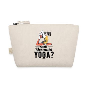 Meditation Yoga Mermaid Sports - Organic Pouch - nature - Front