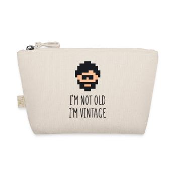 I'm Not Old I'm Vintage - Organic Pouch - nature - Front
