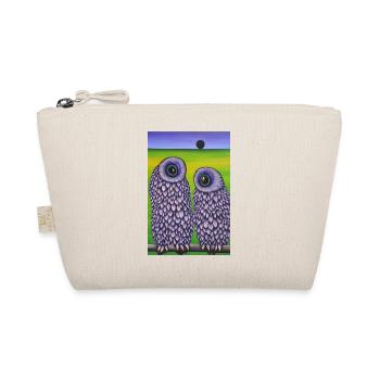 Owl in the field - Organic Pouch - nature - Front