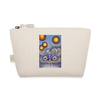 Owl with moon - Organic Pouch - nature - Front