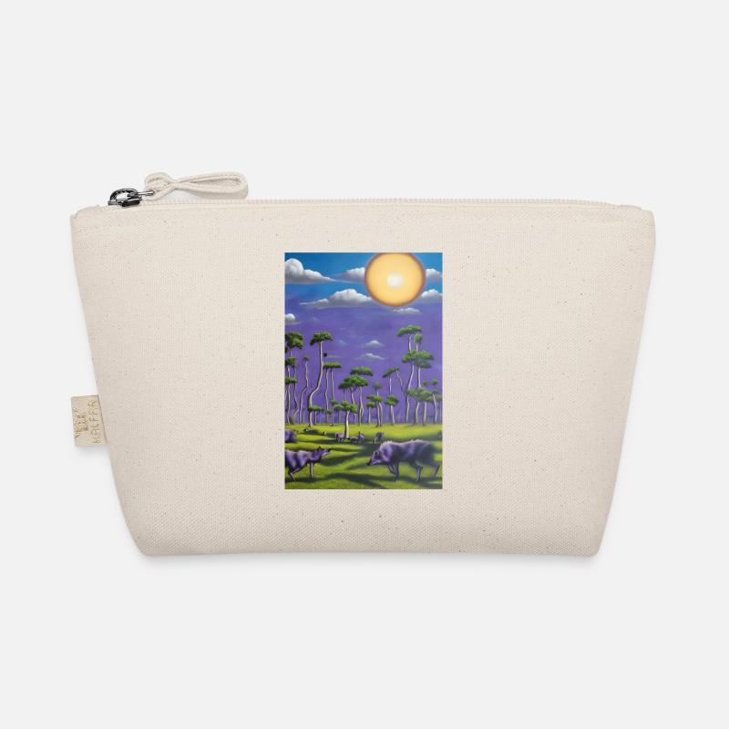 Wolf on the horizon Organic Pouch