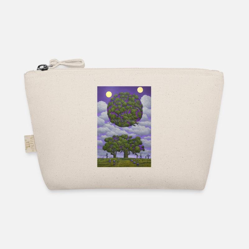 Baum und Mond - Bio-Täschchen - Natur