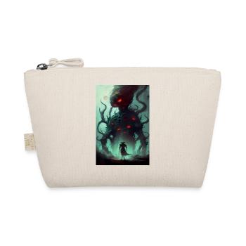 Creepy Demon from Hell - Organic Pouch - nature - Front