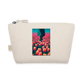 Tulip Lily Family Flower Spring Meadow Green - Organic Pouch - nature - Front