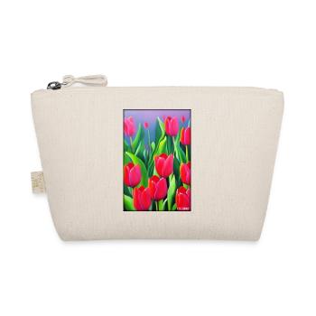 Tulip Lily Family Flower Spring Meadow Green - Organic Pouch - nature - Front
