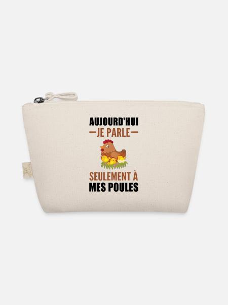 aujourd hui je parle à mes poules / humour fermier - Trousse biologique - nature