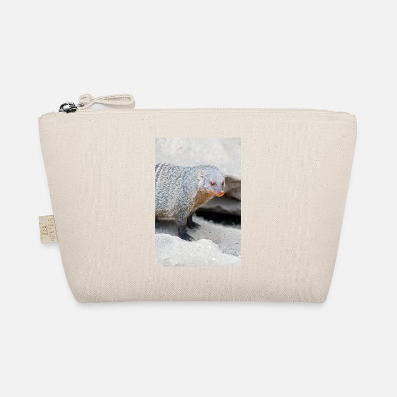 Banded Mongoose or Zebra Mongoose Organic Pouch