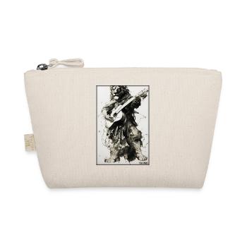 Lion Guitar Wildlife Musician Big Cat Zoo Nature - Organic Pouch - nature - Front