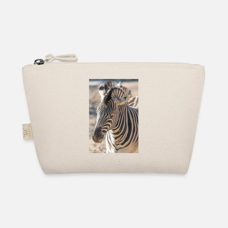 Zebra (in german Zebra or Zebras) Hippotigris Organic Pouch