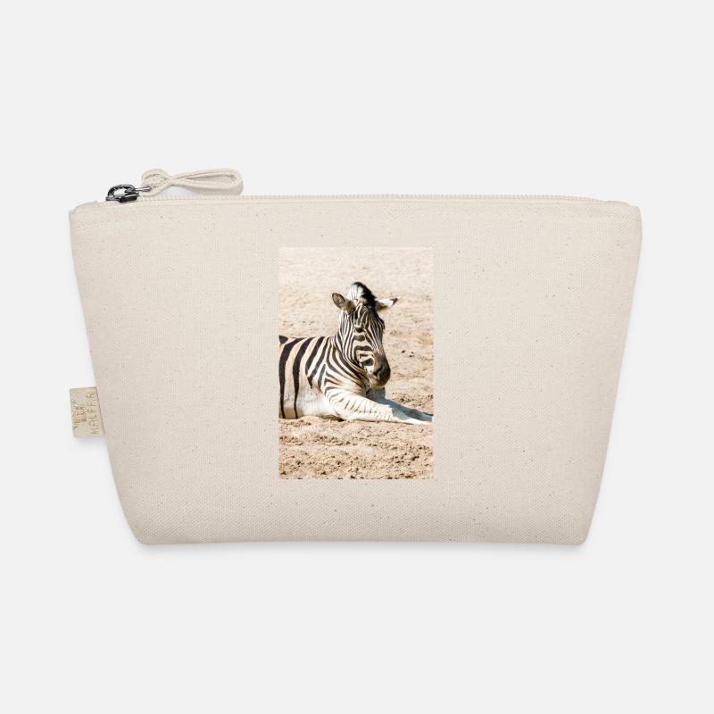 Zebra (in german Zebra or Zebras) Hippotigris Organic Pouch