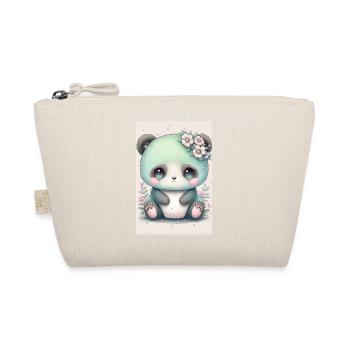 Baby Panda Prinzessin - Bio-Täschchen - Natur - Vorne