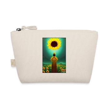 Sunflower Asteraceae Flower Spring Meadow Green - Organic Pouch - nature - Front