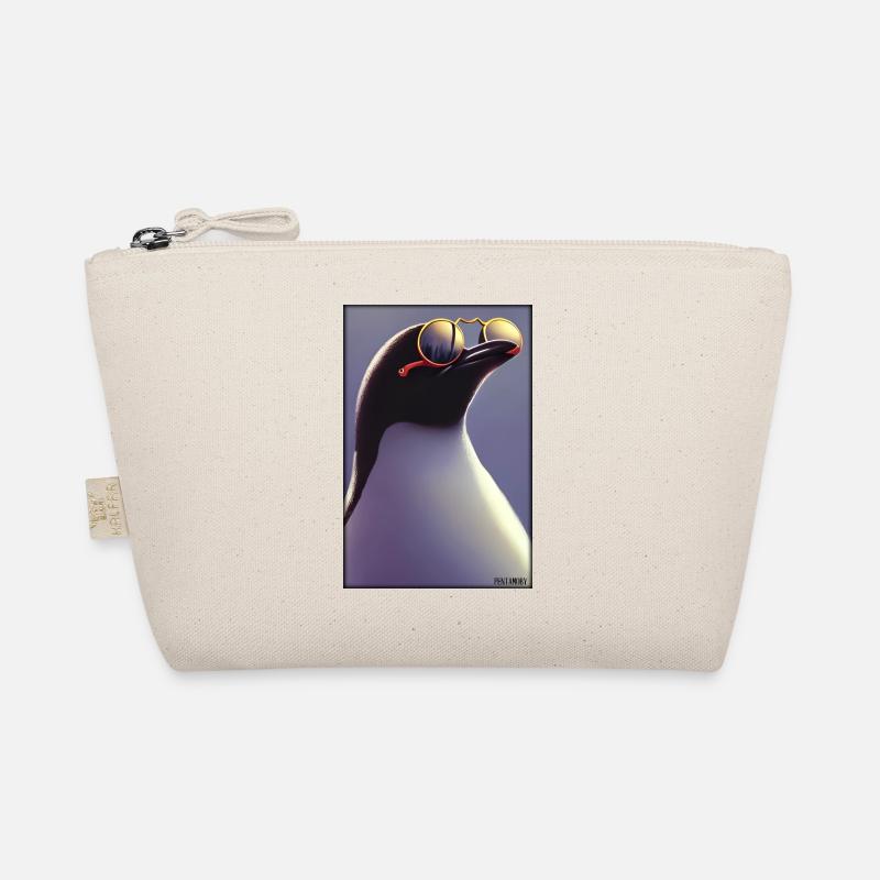 Pinguin Sonnenbrille Wildtier Vogel Seevogel Bio-Täschchen