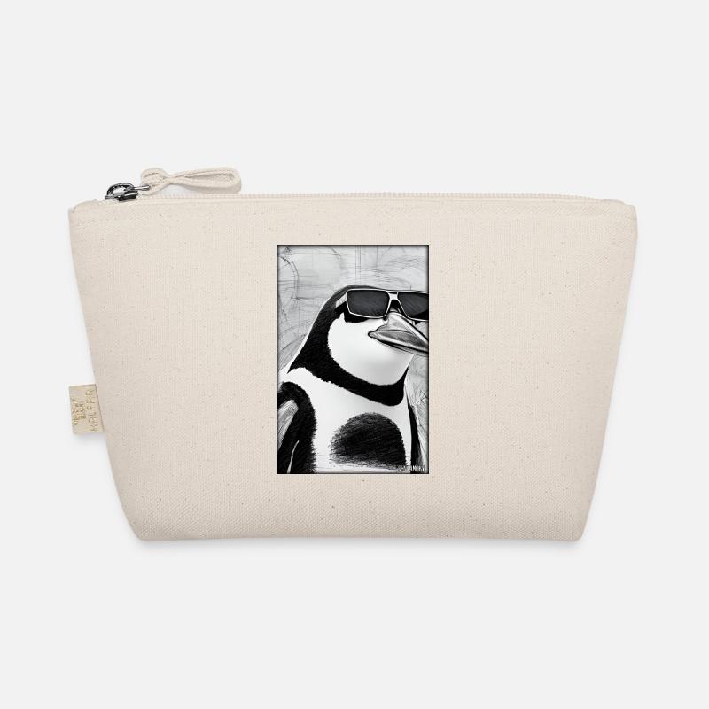 Pinguin Sonnenbrille Wildtier Vogel Seevogel Bio-Täschchen
