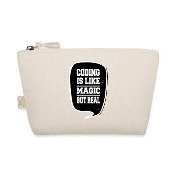 computer scientist present idea father geek - Organic Pouch - nature - Front