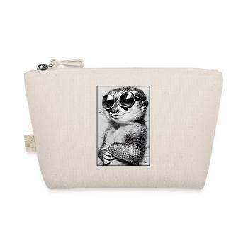 Meerkat Zoo Animals Nature Wildlife Surikate Zoo - Organic Pouch - nature - Front