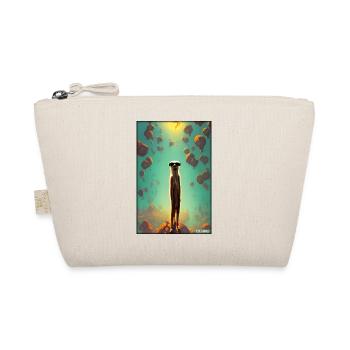 Meerkat Zoo Animals Nature Wildlife Surikate Zoo - Organic Pouch - nature - Front