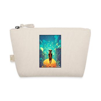 Meerkat Zoo Animals Nature Wildlife Surikate Zoo - Organic Pouch - nature - Front