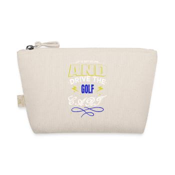 golf club quote golfduvet golfgirl golfcoach - Bio-Täschchen - Natur - Vorne
