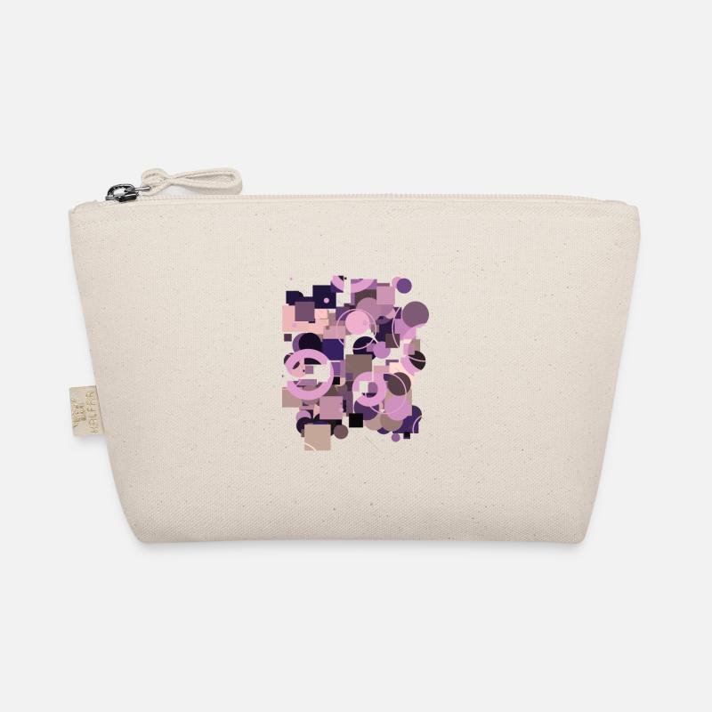 Abstract geometric shapes Organic Pouch