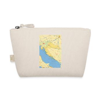 Carte de la Croatie avec les villes, les routes, les rivières, les lacs - Trousse biologique - nature - Devant