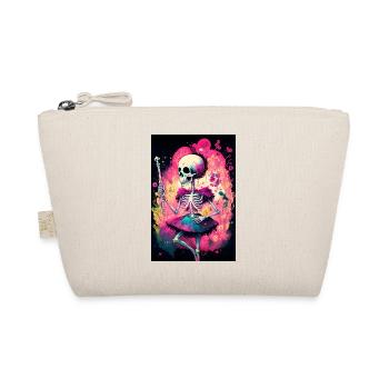 Princess Skeleton - Organic Pouch - nature - Front