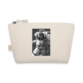 Jack Russel Terrier - Hunde Tshirt im Weltall - Bio-Täschchen - Natur - Vorne