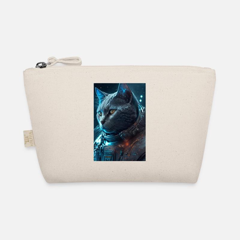 Cat in space Organic Pouch