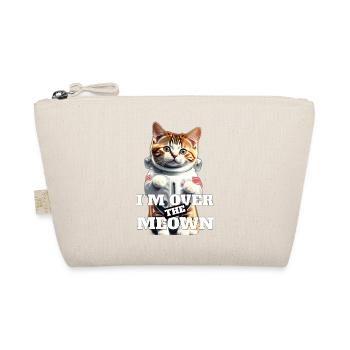 I'm Over The Meown Cat in Space Suit - Organic Pouch - nature - Front