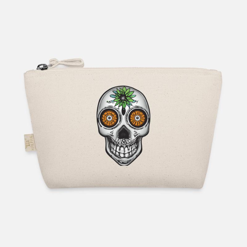Skull Mexican Style, Día de Muertos Bio-Täschchen