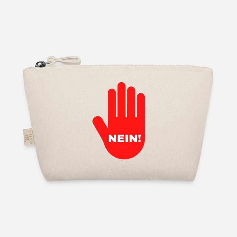 hand rot stop nein halt Bio-Täschchen