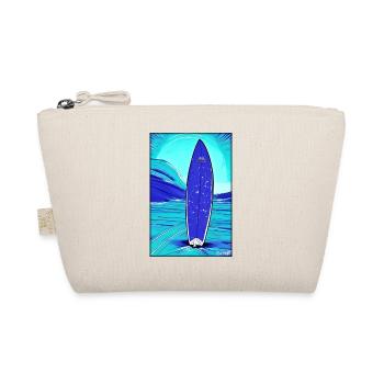 Surfer Surfbrett Wassersport Sommer Sonne Strand - Bio-Täschchen - Natur - Vorne