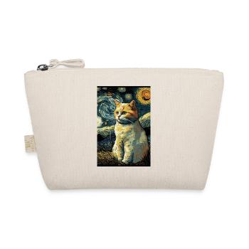 Cat Van Gogh Style Cool Colorful Night Sky Stars - Trousse biologique - nature - Devant