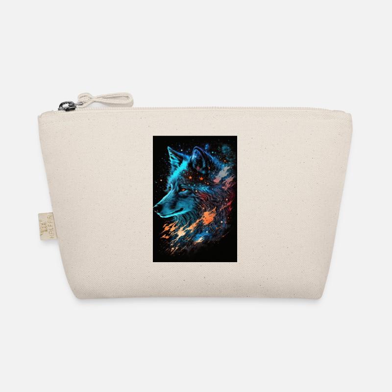 Wolf Galaxy Stars Espace Espace Cool Mystique Trousse biologique