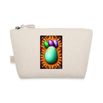 Easter Egg Easter Colorful Eggs Holiday - Organic Pouch - nature - Front