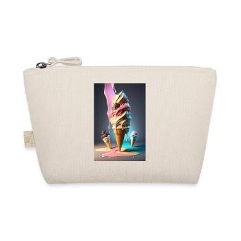ice cream cone sweet food food foodie love ice cream - Organic Pouch - nature - Front