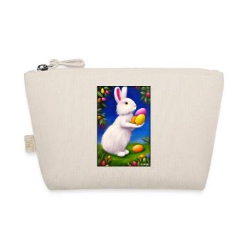 Rabbit Easter Easter Pet Easter Holiday - Organic Pouch - nature - Front