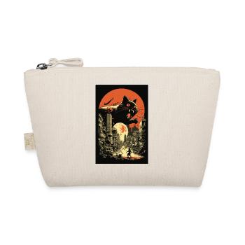 Cat Monster Destroys City Japan Anime Manga - Organic Pouch - nature - Front