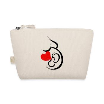 Bébé Ventre Coeur Bébé Grossesse Grossesse Maman - Trousse biologique - nature - Devant