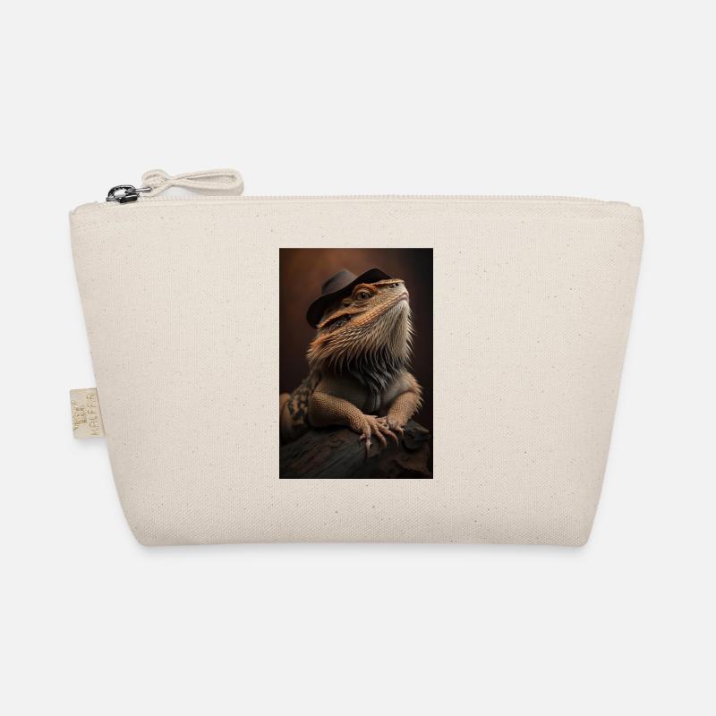 Bearded dragon lizards reptile Organic Pouch